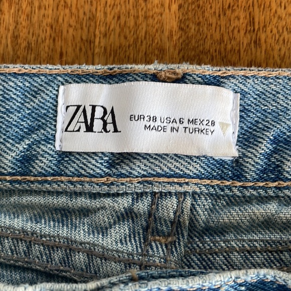 Zara jeans patchwork size 6 brand new - Picture 6 of 7